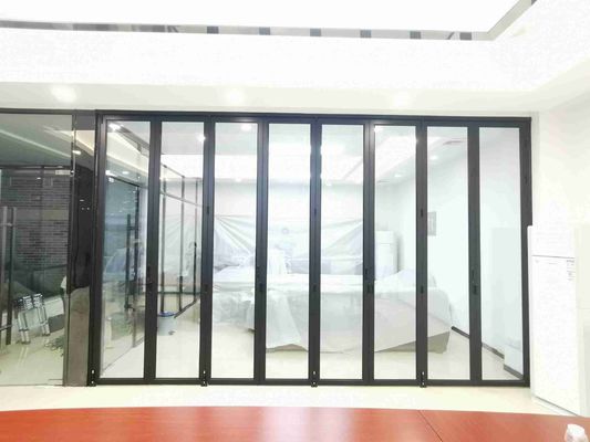 Black Exterior Aluminium Bifold Doors Soundproof Aluminium Bifold Patio Doors